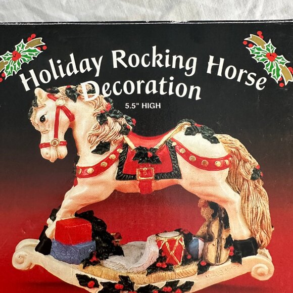 Holiday Rocking Horse Decoration - Picture 3 of 5